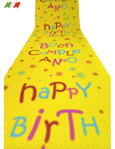 Alfombra Lane feliz cumpleaños GRAFFITI