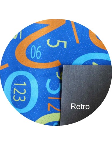 Custom Lane Rug geschnitten, um NUMBERS zu leben