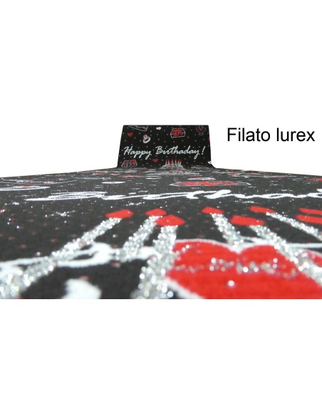 Tappeto corsia su misura taglio a vivo SILUETTE PARTY