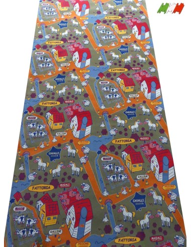 Voie sur mesure tapis coupé à vivre H. 200 cm. FATTORIA