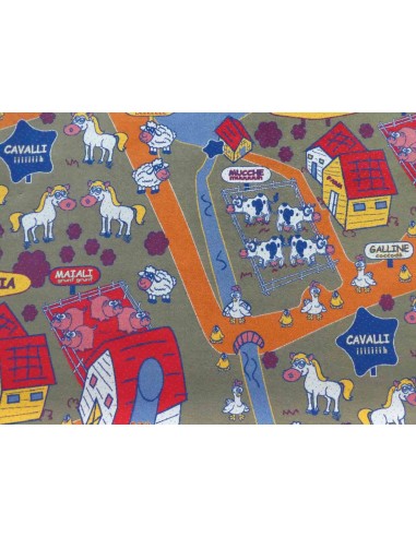 Voie sur mesure tapis coupé à vivre H. 200 cm. FATTORIA