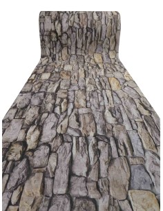 Tappeto multiuso passatoia antiscivolo largo 50 cm. WALL taglio a vivo