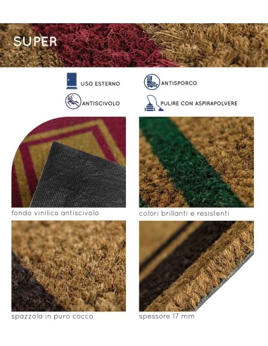 SUPER paillasson de coco 60 x 120 cm