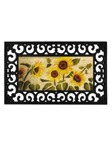 Felpudo coco y goma intercambiable cm 45 X 75 DUPLO