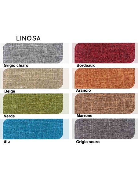 Largeur de la voie du tapis 60 cm de large. LINOSA