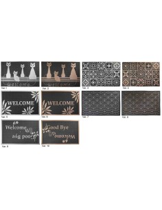 Rechteckige Türmatte 45X70 cm. das Gummi GRECALE