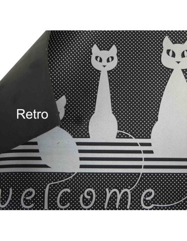 Felpudo rectangular 45X70 cm. Goma GRECALE