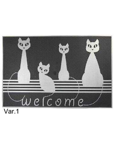 Paillasson rectangulaire 45X70 cm. caoutchouc GRECALE