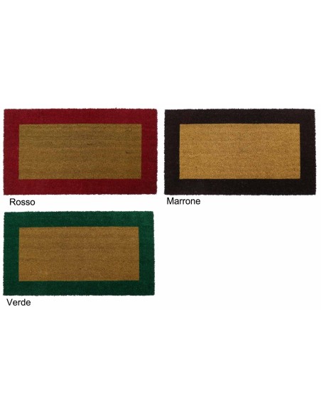 Paillasson rectangulaire en noix de coco ECOCO BORDO