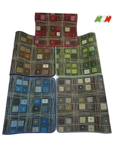 Tapis de couloir polyvalent QUADRO GOBELIN