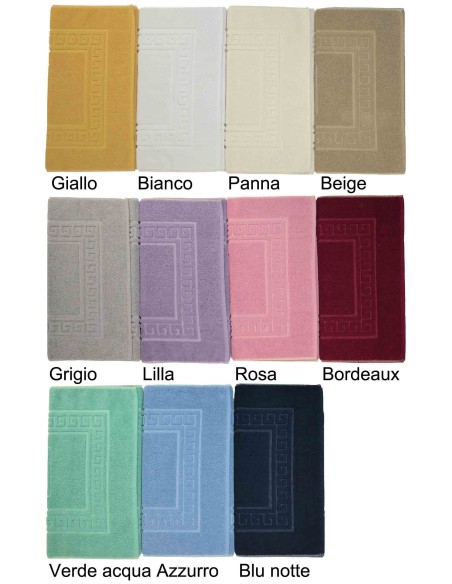 Ensemble de bain mat et éponge avec filet antidérapant TORINO