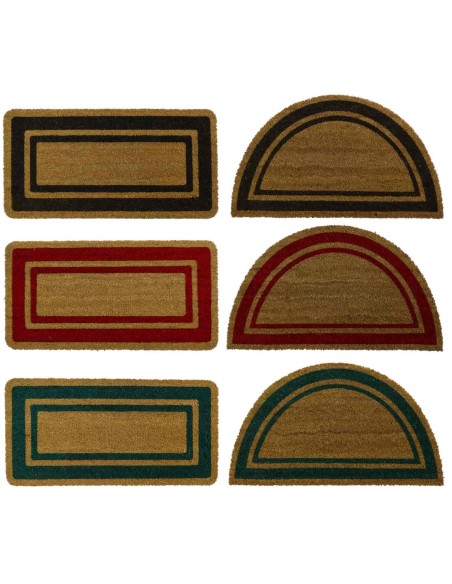 Felpudo en coco natural BORDO 14