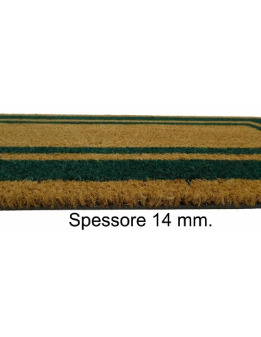 Felpudo en coco natural BORDO 14