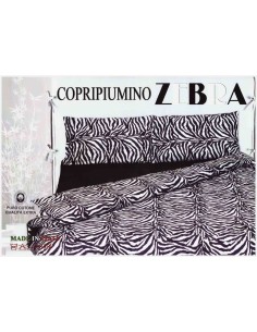 Funda de edredón de bolsa de algodón con fundas de almohada ZEBRA 2