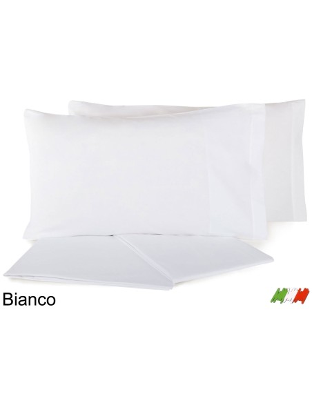 Completo letto lenzuola HARMONY bianco