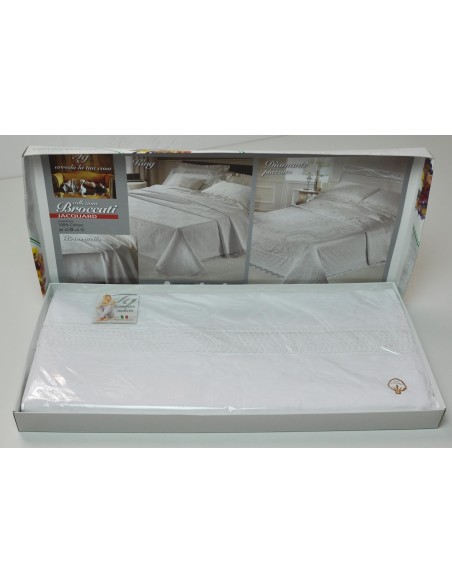 Copriletto Broccatello 1½ piazza cm 220x250