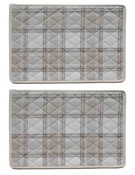 Mesa americana de toallas nr 2 piezas de 33X50 cm. SCOZZESE