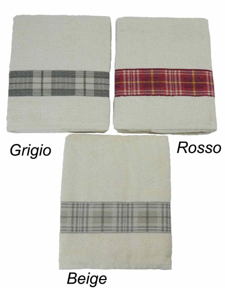 Par de toallas de esponja SCOZZIA