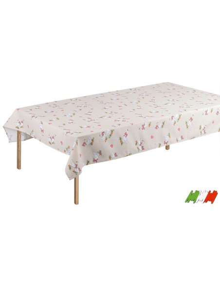 Rechteckige Tischdecke und quadratische bedruckte Baumwolle ANATRA