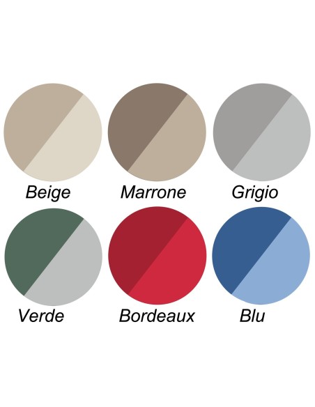 New acapulco mesures de couette microfibre bicolores