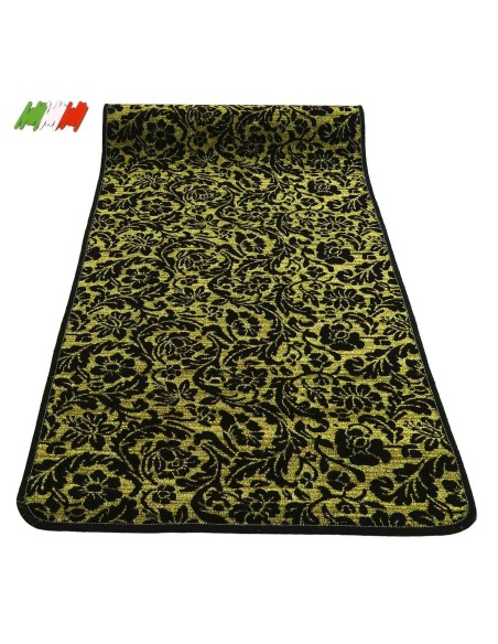 Estera de cocina antideslizante de ancho 50 cm. ROSE ORO LUREX