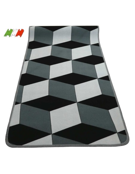 Tapis de cuisine large 50 cm. CUBO OPTICAL