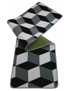 Estera de cocina antideslizante de ancho 50 cm. CUBO OPTICAL