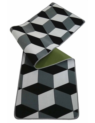 Küchenmatte Rutschfest breit 50 cm. CUBO OPTICAL
