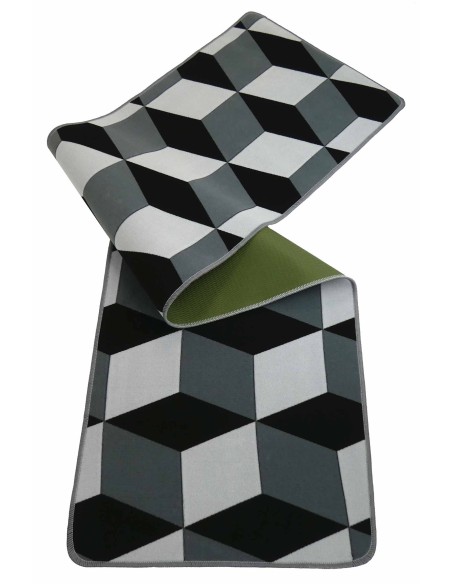 Estera de cocina antideslizante de ancho 50 cm. CUBO OPTICAL
