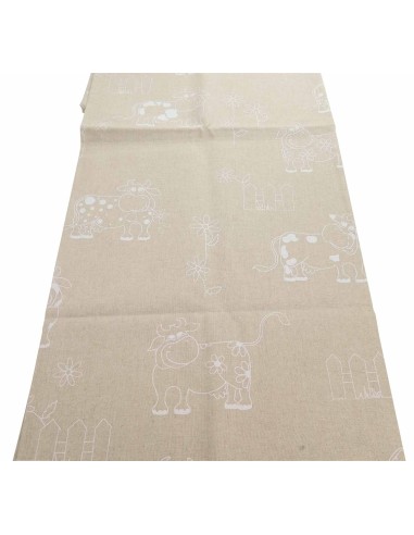 Nappe carrée et coton rectangulaire imprimé MUCCA