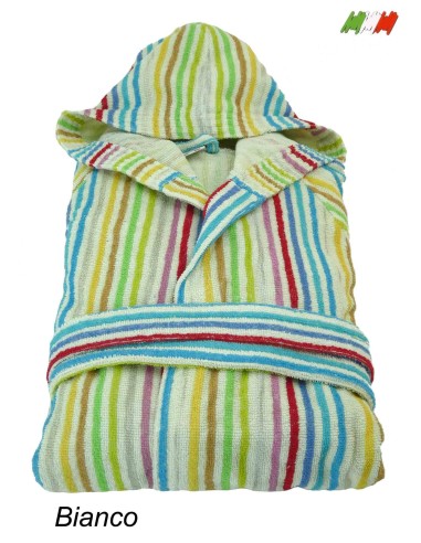 Clásico de algodón albornoz de Terry MERENGUE