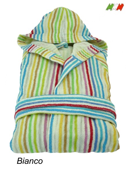 Clásico de algodón albornoz de Terry MERENGUE