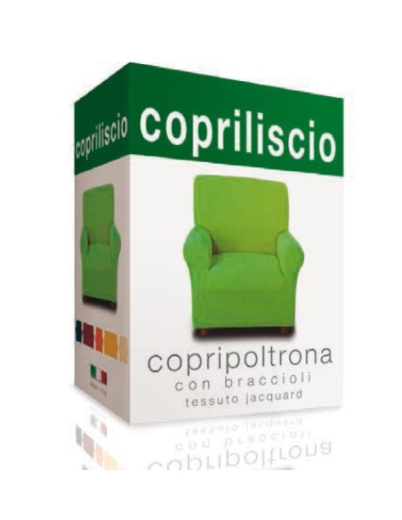 Copripoltrona, copridivano, copriseduta elasticizzato COPRILISCIO