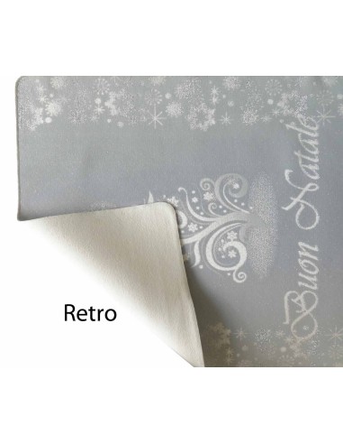 Tappeto passatoia bordata BUON NATALE