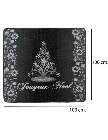 Tapis de Noel resined bordered NOEL