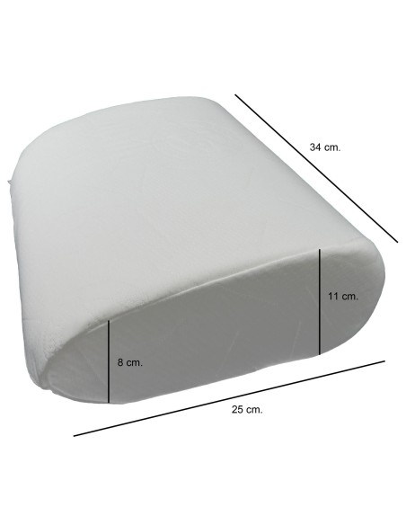 Support coussin LOMBARE forme de mémoire amovible