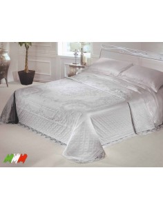 Jacquard de couverture de coton jugted placé double DIAMANTE