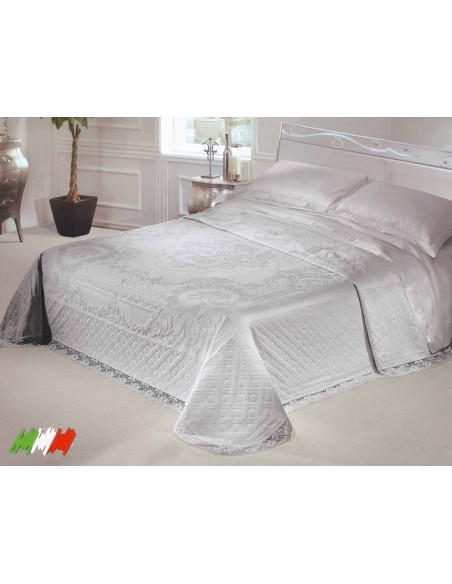 Jacquard de couverture de coton jugted placé double DIAMANTE