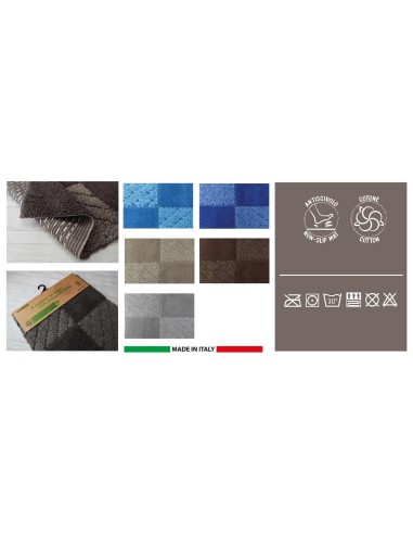 TILE rutschfester Badeteppich
