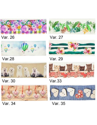 Asciugamani in spugna con balza digitale FRESH LIFE