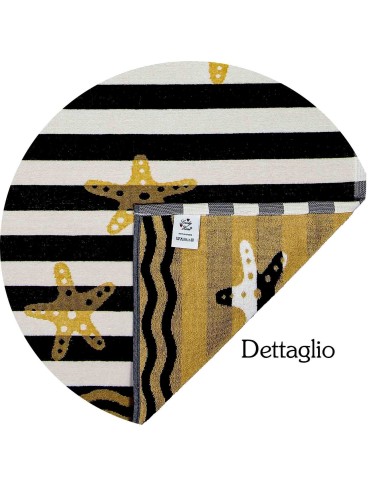 Telo mare spugna jacquard STARS 90x170 cm.