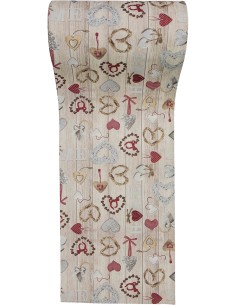 Tappetino gommato antimacchia HOME ROSSO