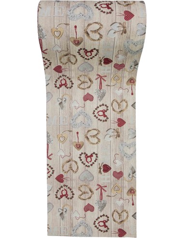 Tappetino gommato antimacchia HOME ROSSO