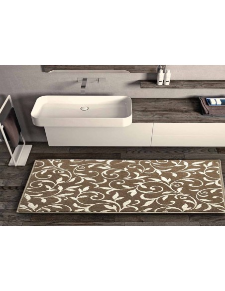 TAPIS DE SALLE DE BAINS EN COTON ANTIDÉRAPANT FIRENZE