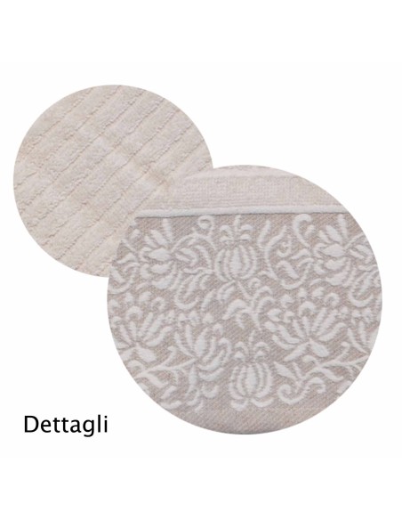 Agata coppia di asciugamani in spugna cotone