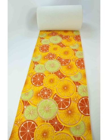 Agrumi passatoia su misura taglio a vivo.