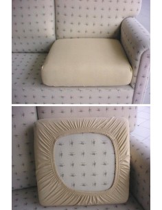 Antimacchia paire de housse assise 1 place fauteuil