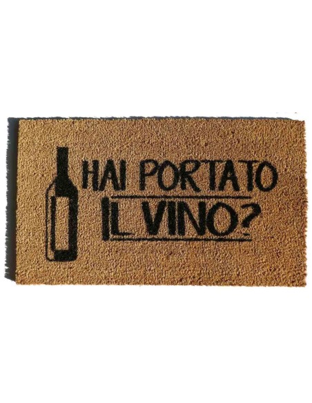 Zerbino Rettangolare in cocco cm. 40X70 ALLEGRO VINO naturale