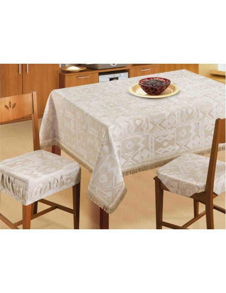 Mexico nappe Jacquard de 12 places 140 x 240 cm