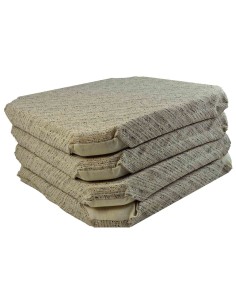 Cojines de silla de jacquard con aletas MELANGE